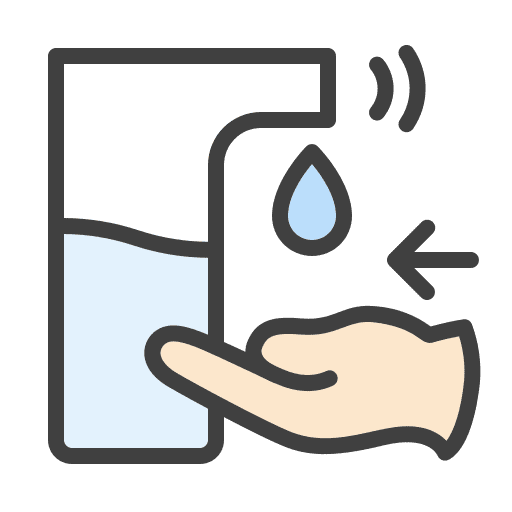 Soap hand sanitizer disinfection icon
