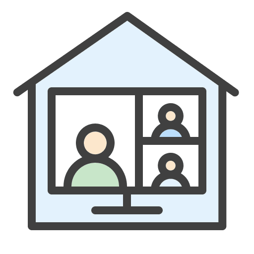 Webinar webinar home connection icon
