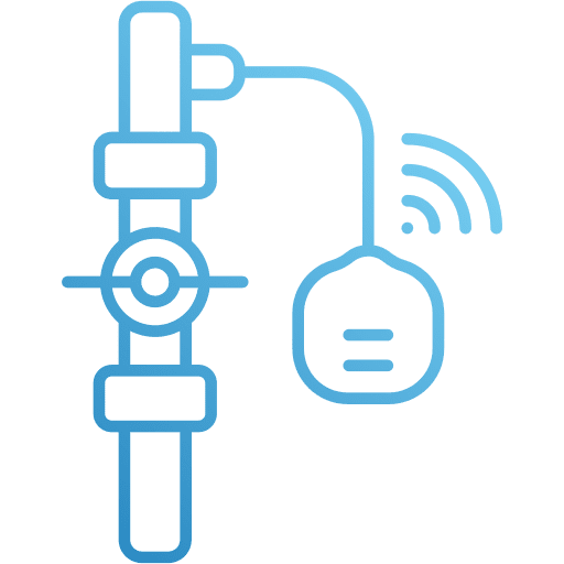 Leak detector electronics smart home sensor icon Leak detector electronics smart home sensor icon