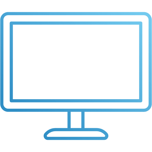 Monitor computer technology television icon Monitor computer technology television icon