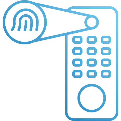 Smart lock smart home smart door electronics icon Smart lock smart home smart door electronics icon