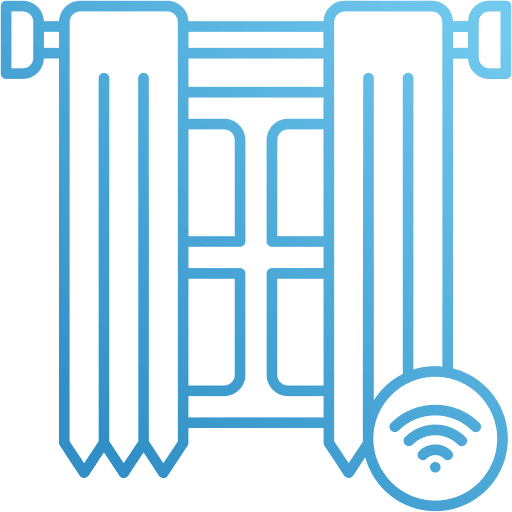 Smart curtain electronics wireless connection smart curtain icon Smart curtain electronics wireless connection smart curtain icon
