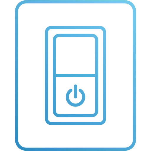 Switch electronics turn on control icon Switch electronics turn on control icon