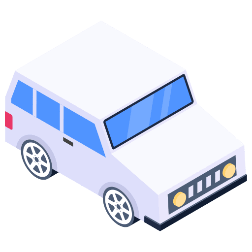 Car automobile transport car icon