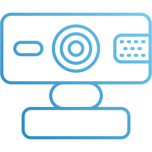 Webcam electronics videocam web camera icon Webcam electronics videocam web camera icon