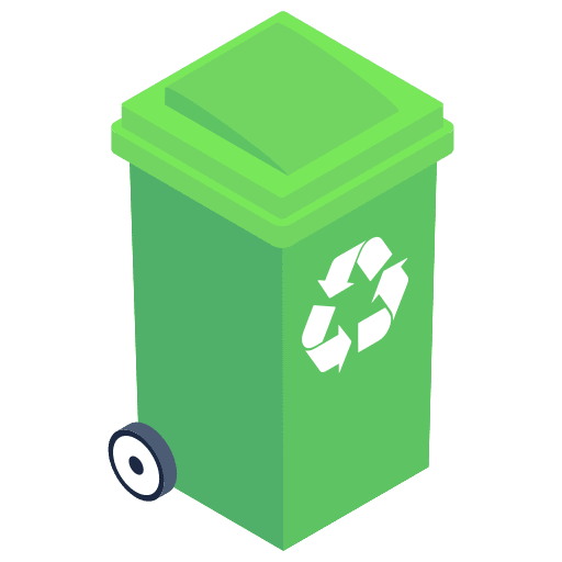 Recycle bin garbage recycle bin ecology and environment icon