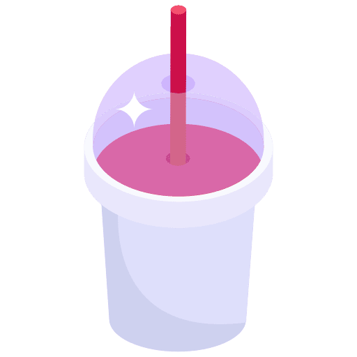 Slush frozen food and restaurant drink icon