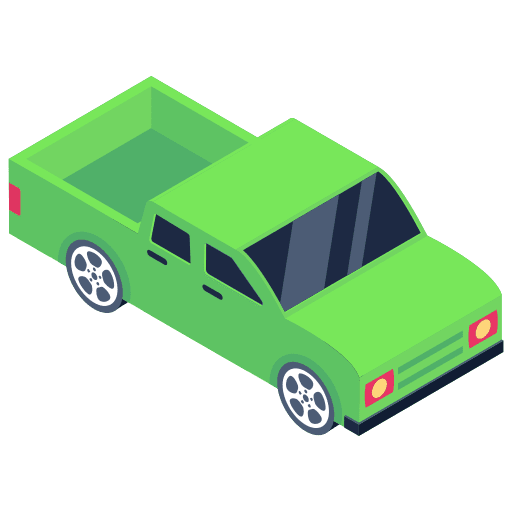 Truck transportation deliver mover truck icon