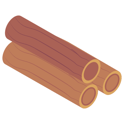 Wood timber logs nature icon