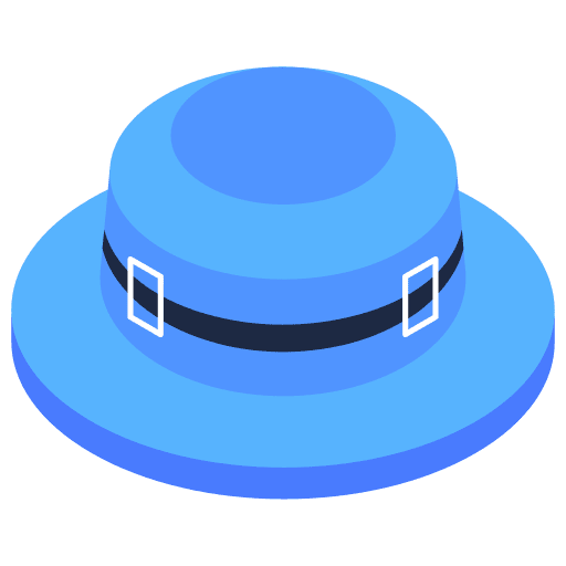 Sun hat fashion clothes accessory icon