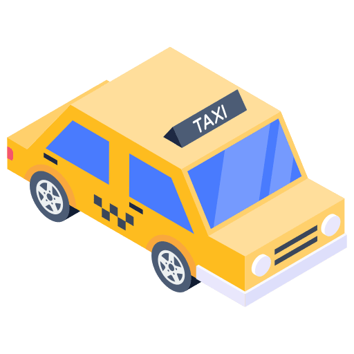 Taxi travel taxi transport icon