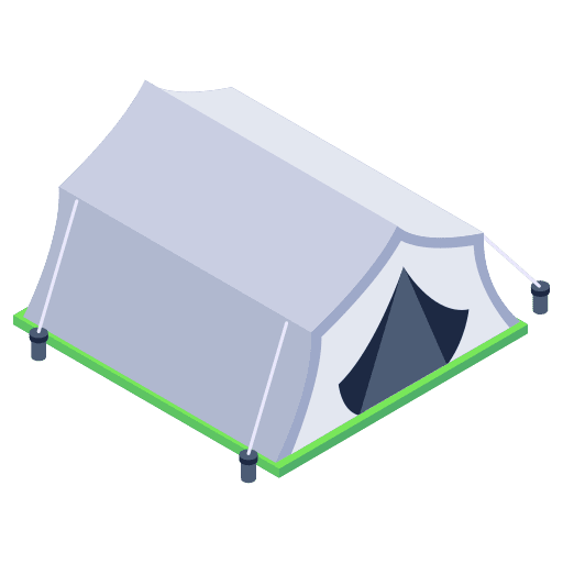 Tent camping outdoor tent icon
