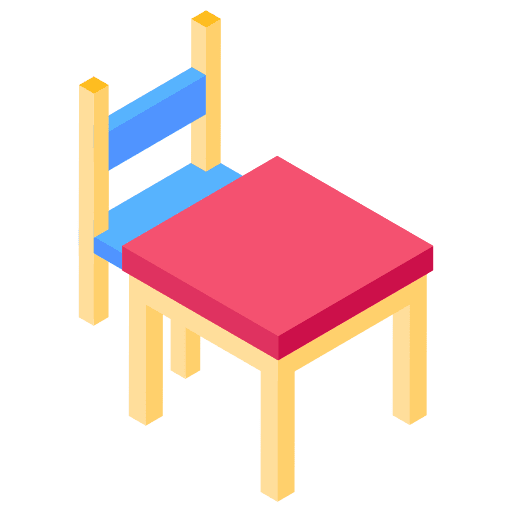 Dinner table dinner table chair furniture icon