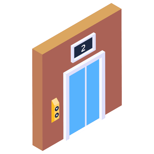 Elevator door elevator electronics icon
