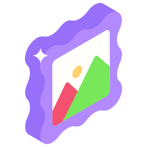 Landscape frame picture painting icon