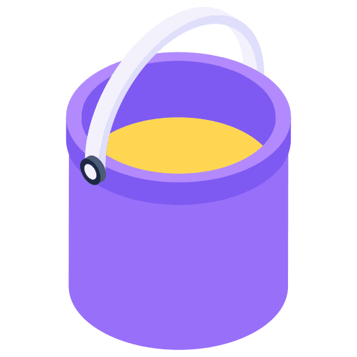Sand bucket childhood summer holidays icon