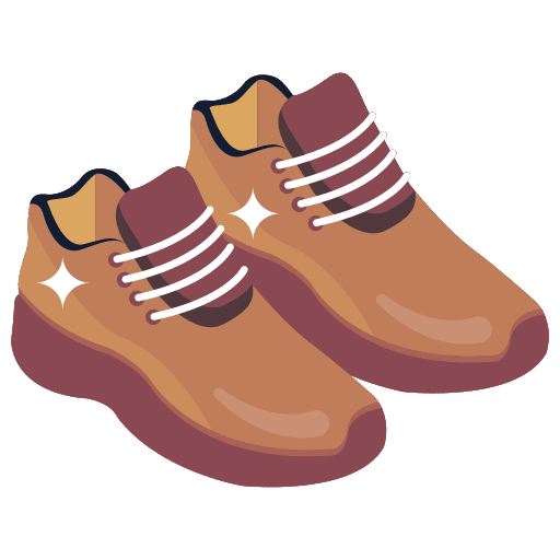 Shoes fashion footwear travel icon