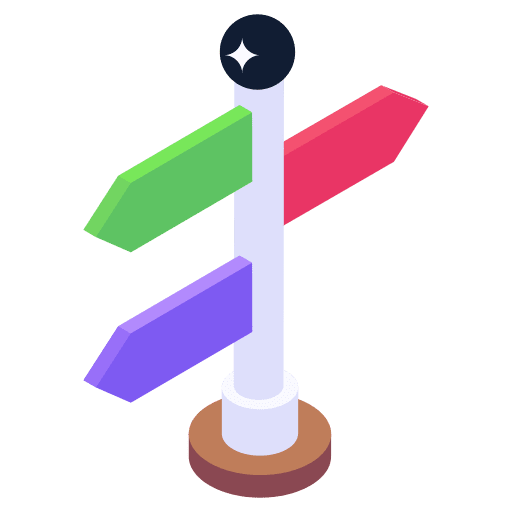 Signpost road sign street sign guidepost icon