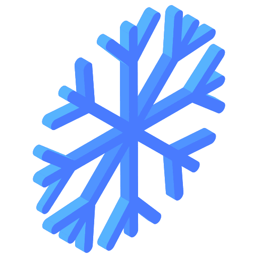 Snowflake snow christmas cold icon