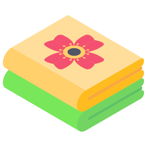 Towels bathroom dry bath towel icon