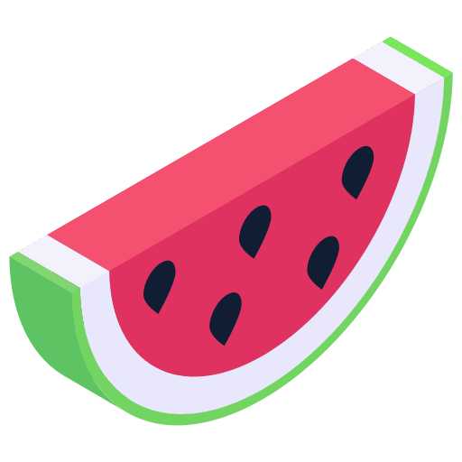 Watermelon food and restaurant food weather icon