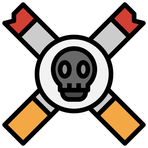 Death death no tobacco day skull icon Death death no tobacco day skull icon