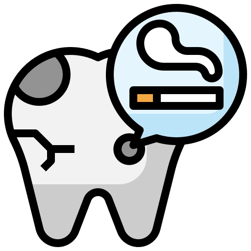Caries smoking tobacco addiction icon Caries smoking tobacco addiction icon