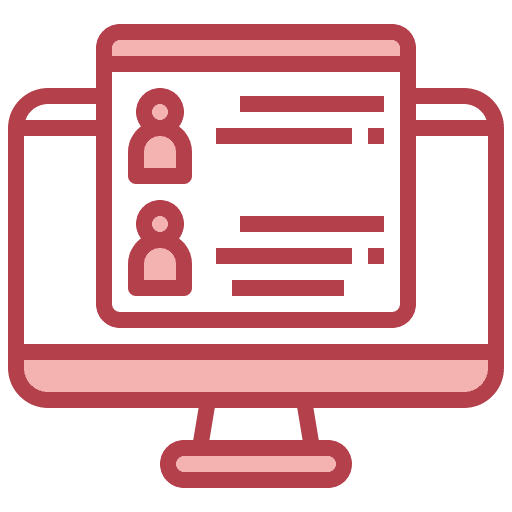 Computer computer database monitor icon Computer computer database monitor icon