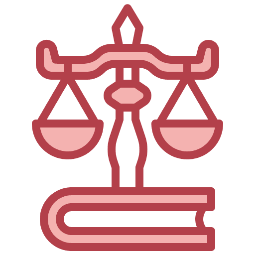 Justice compliant legislation law icon Justice compliant legislation law icon