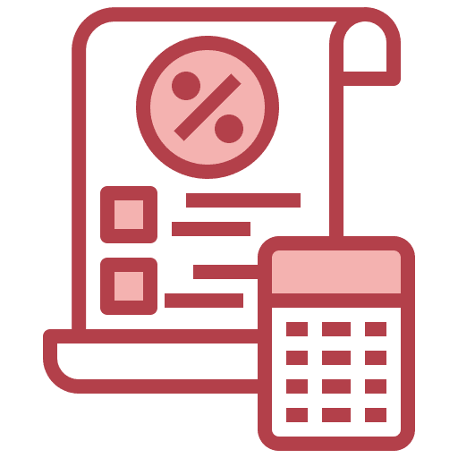 Law calculator list economy icon Law calculator list economy icon