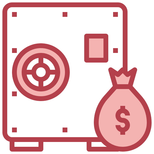 Safe box business and finance safe box save money icon Safe box business and finance safe box save money icon