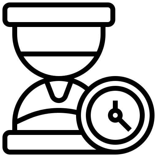 Hourglass hourglass loading sand watch icon