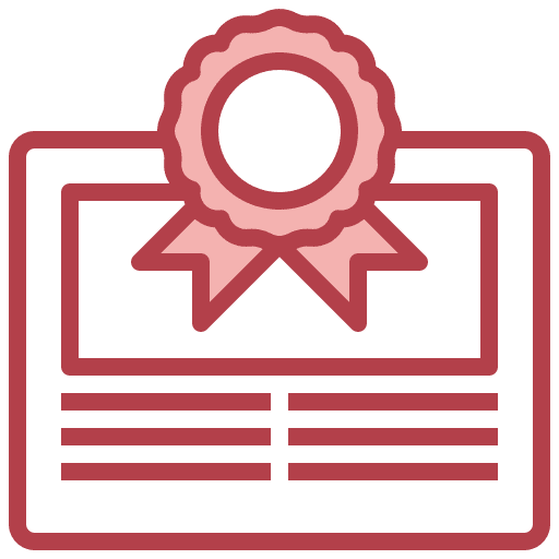 Certficate certficate winner trophy icon
