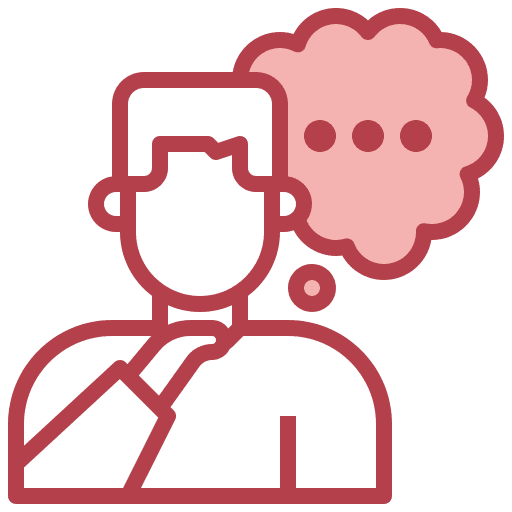 Thinking user thinking doubt icon