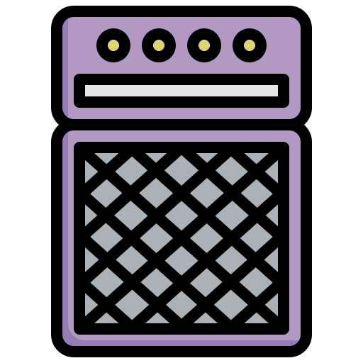 Amplifier amplifier electronics music and multimedia icon