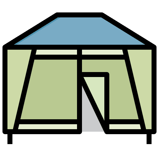 Tent fairground fun circus icon
