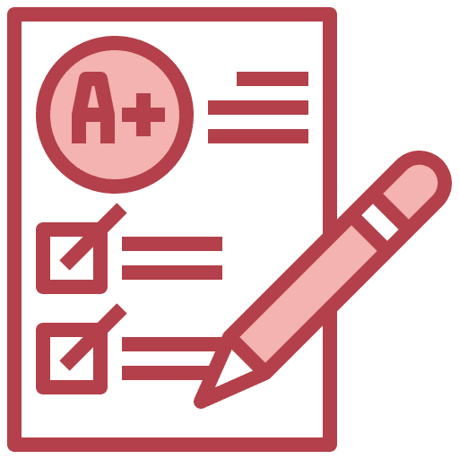 Test exam test form icon Test exam test form icon