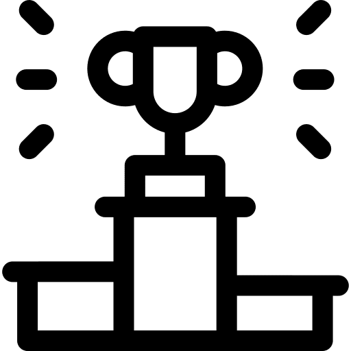 Podium winner trophy podium icon