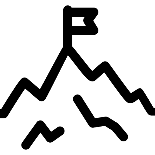 Top goal winner nature icon