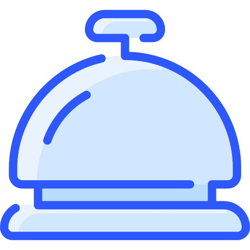 Reception bell hotel bell reception reception bell icon