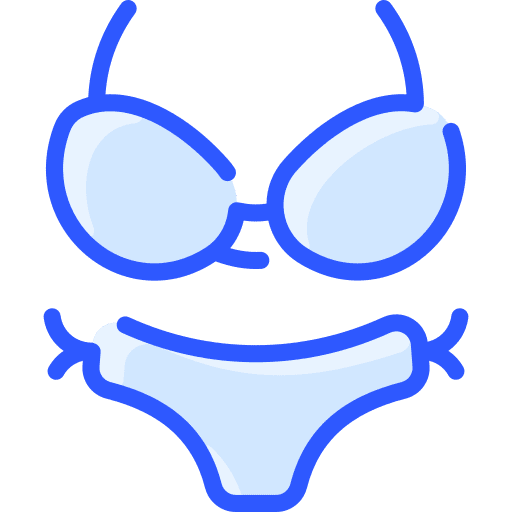 Bikini sea beach summer icon Bikini sea beach summer icon