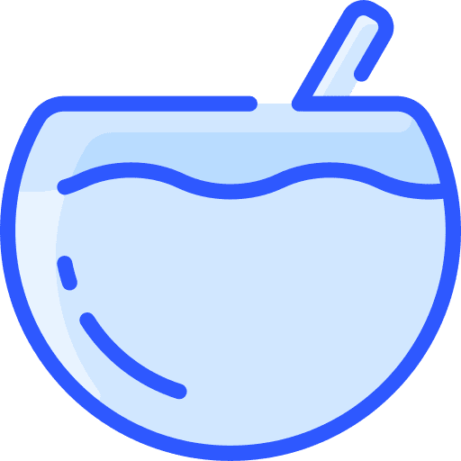 Coconut drink beverage cocktail fruit icon Coconut drink beverage cocktail fruit icon