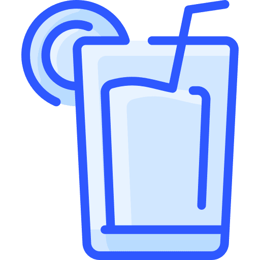 Lemonade juice drink glass icon
