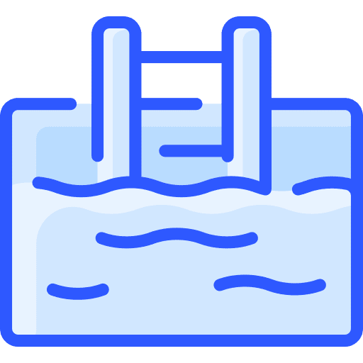 Swimming pool summertime ladder water icon Swimming pool summertime ladder water icon