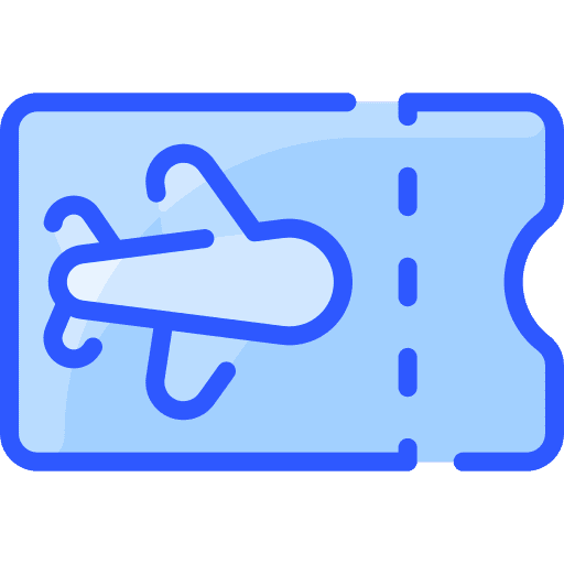 Ticket travel passage airfare icon Ticket travel passage airfare icon