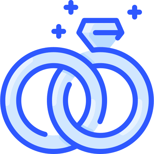 Wedding rings marital status jewel love and romance icon Wedding rings marital status jewel love and romance icon