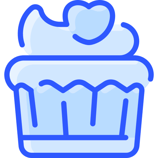 Cupcake cupcake baked heart icon Cupcake cupcake baked heart icon