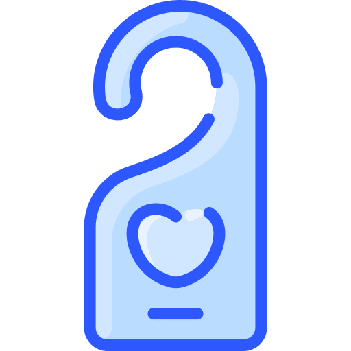 Do not disturb love and romance door sign love icon Do not disturb love and romance door sign love icon
