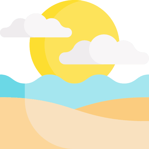 Beach season beach summer holidays icon Beach season beach summer holidays icon