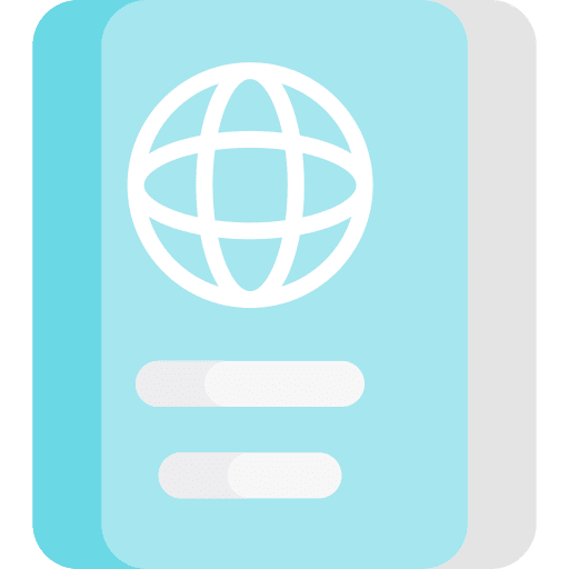 Passport travel holidays international icon Passport travel holidays international icon